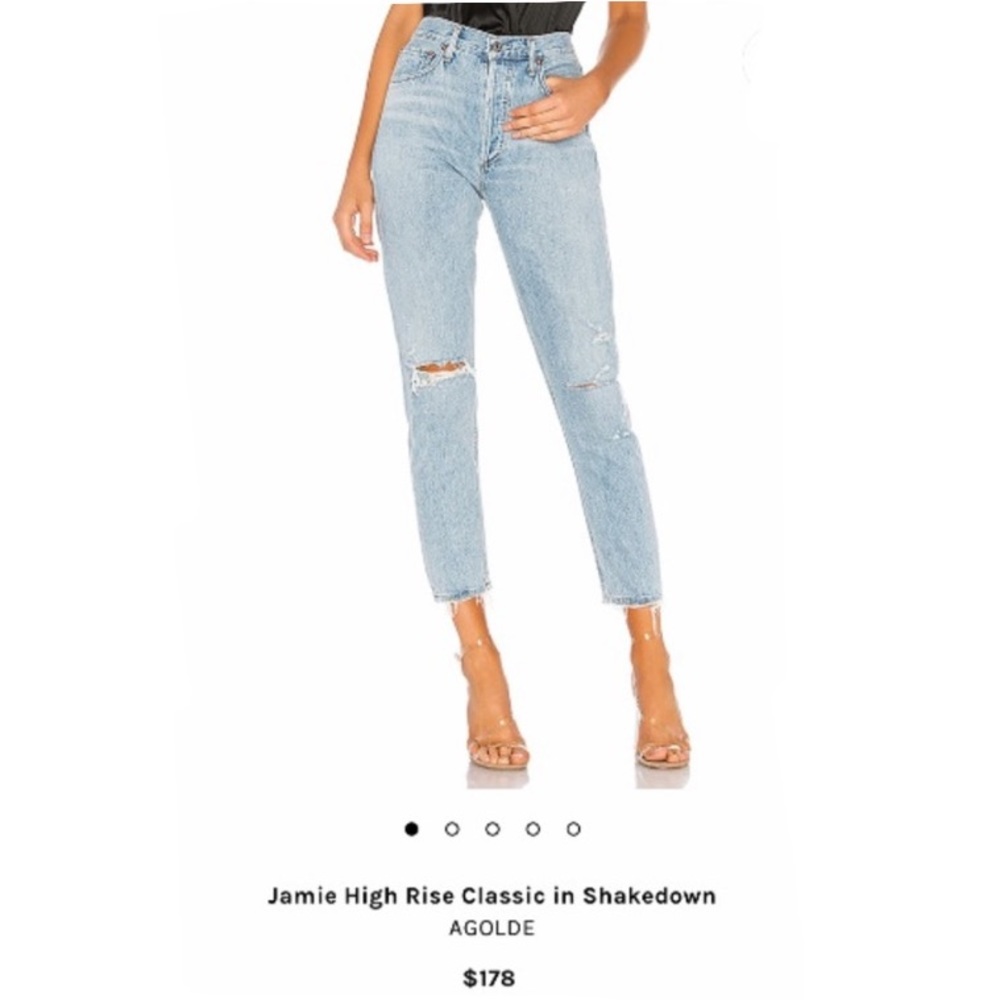 Jamie High Rise Classic Agolde Jeans